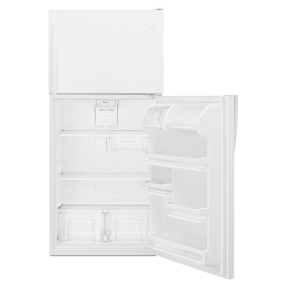 Whirlpool® 30-inch Wide Top Freezer Refrigerator - 18 cu. ft. WRT318FZDW