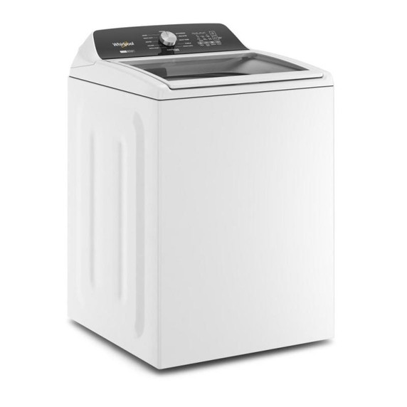 Whirlpool® 5.4 - 5.5 Cu. Ft. I.E.C. Capacity Top Load Washer with Removable Agitator WTW5057LW