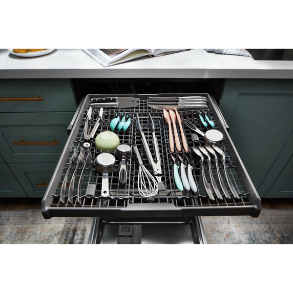 Whirlpool® Quiet Dishwasher with 3rd Rack and Pocket Handle WDP730HAMZ