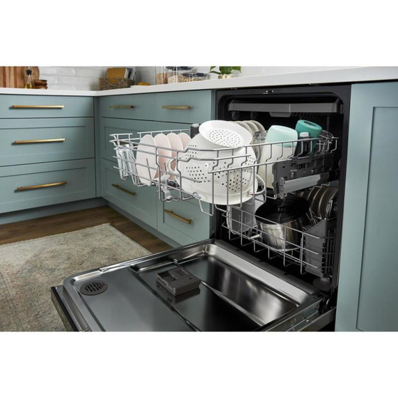 Whirlpool® 51 dBA Quiet Dishwasher with 3rd Rack and Pocket Handle WDP730HAMZ