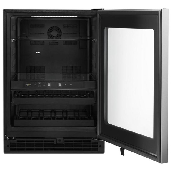 Whirlpool® 24-inch Wide Undercounter Beverage Center with Towel Bar Handle- 5.2 cu. ft. WUB35X24HZ