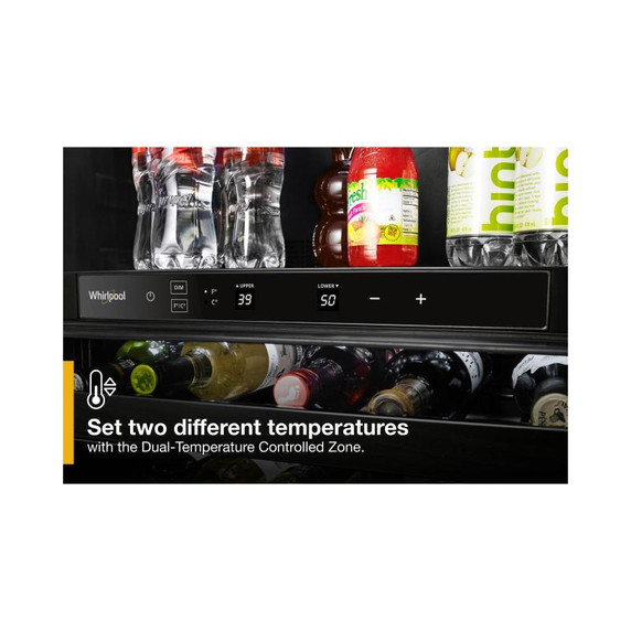 Whirlpool® 24-inch Wide Undercounter Beverage Center with Towel Bar Handle- 5.2 cu. ft. WUB35X24HZ