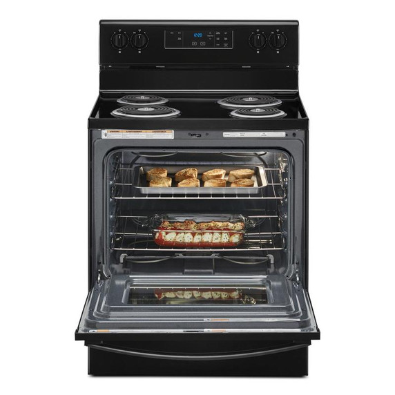 4.8 cu. ft. Whirlpool® electric range with Keep Warm setting YWFC150M0JB