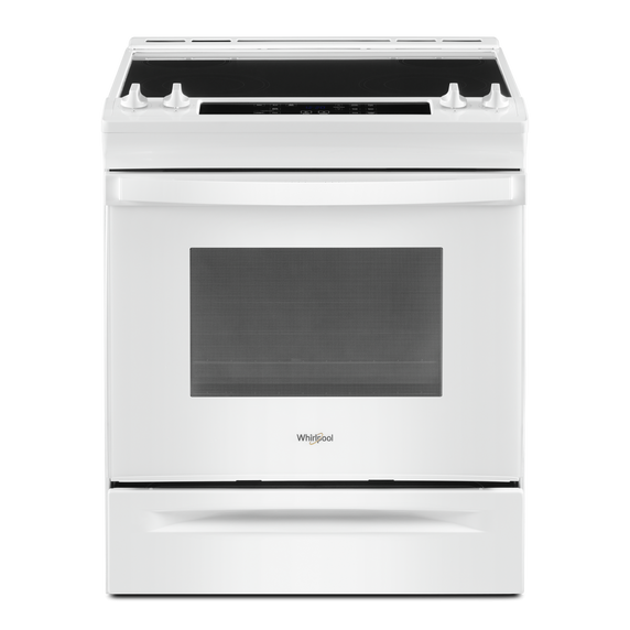 4.8 Cu. Ft. Whirlpool® Electric Range with Frozen Bake™ Technology YWEE515S0LW