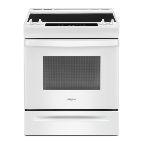 4.8 Cu. Ft. Whirlpool® Electric Range with Frozen Bake™ Technology YWEE515S0LW