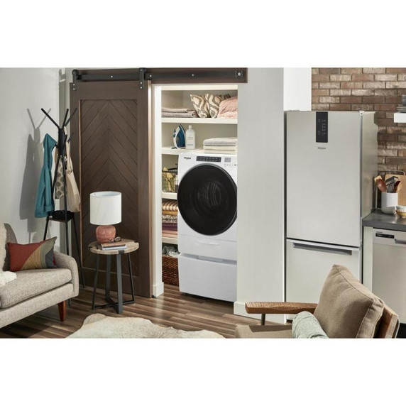 Whirlpool® 15.5" (39.4 cm) Pedestal for Front Load Washer and Dryer with Storage WFP2715HW