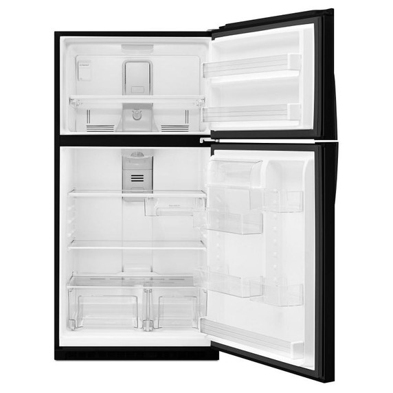 Whirlpool® 33" Wide Top-Freezer Refrigerator with Optional EZ Connect Icemaker Kit WRT541SZDB