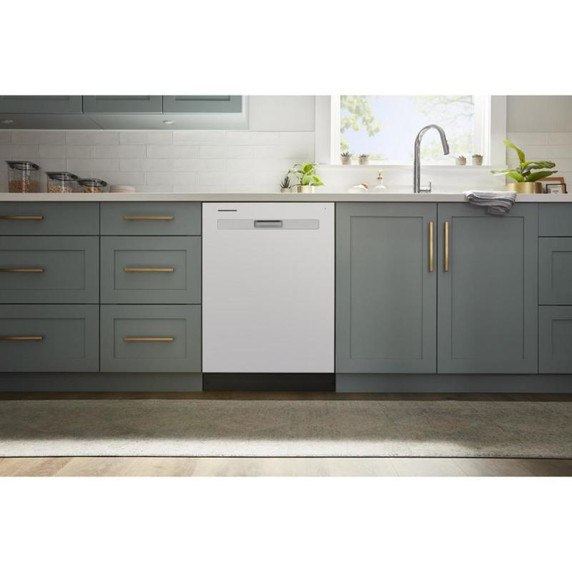Whirlpool® Quiet Dishwasher with Boost Cycle and Pocket Handle WDP540HAMW