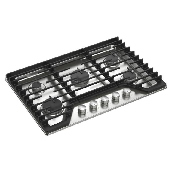 Whirlpool® 30-inch Gas Cooktop with Fifth Burner WCGK7030PS