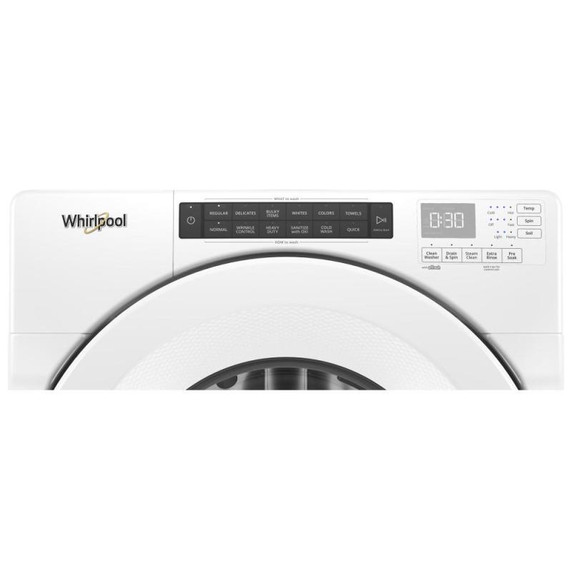 Whirlpool® 5.0 cu.ft I.E.C. Closet-Depth Front Load Washer with Intuitive Controls WFW560CHW