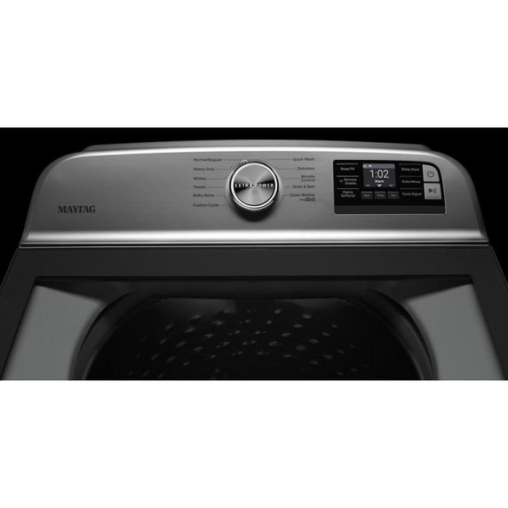 Maytag® Smart Top Load Washer with Extra Power Button - 5.4cuft MVW6230HW Maytag® Smart Top Load Washer with Extra Power Button - 5.4cuft MVW6230HW