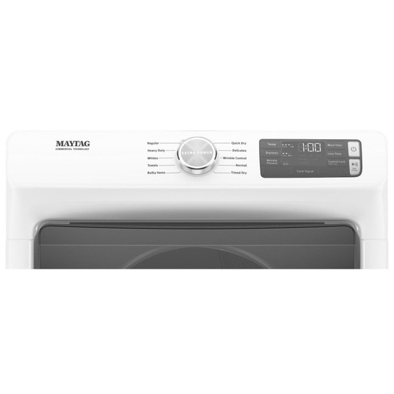 Maytag® Front Load Gas Dryer with Extra Power and Quick Dry cycle - 7.3 cu. ft. MGD5630HW