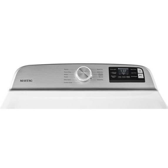 Maytag® Smart Top Load Electric Dryer with Extra Power Button - 7.4 cu. ft. YMED6230HW