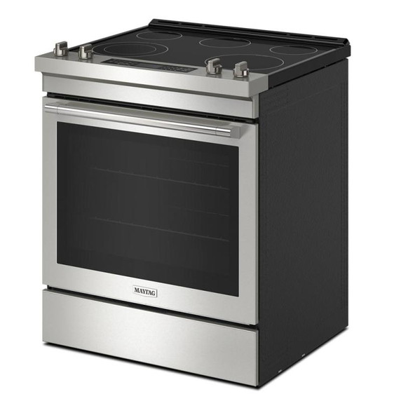 Maytag® 30-Inch Wide Slide-In Electric Range With Air Fry - 6.4 Cu. Ft. YMES8800PZ Maytag® 30-Inch Wide Slide-In Electric Range With Air Fry - 6.4 Cu. Ft. YMES8800PZ