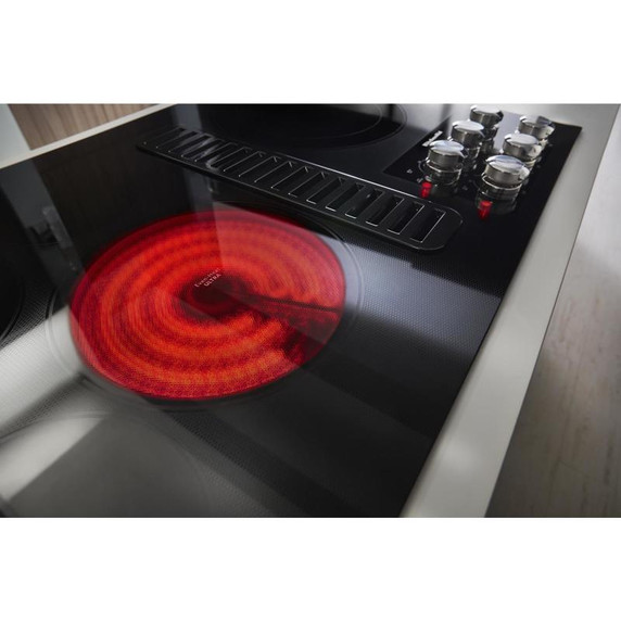 Kitchenaid® 36" Electric Downdraft Cooktop with 5 Elements KCED606GBL Kitchenaid® 36" Electric Downdraft Cooktop with 5 Elements KCED606GBL