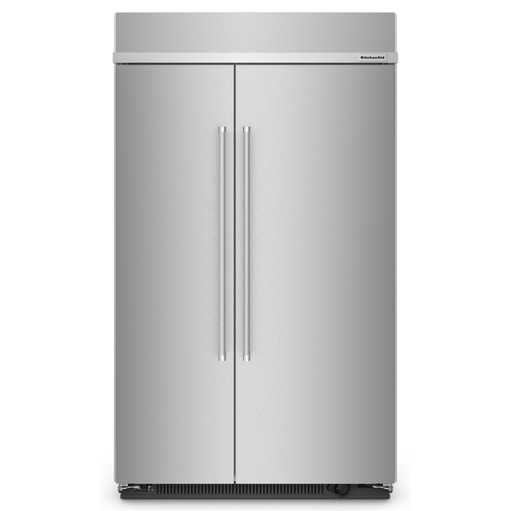 Kitchenaid® 30 Cu. Ft. 48 Built-In Side-by-Side Refrigerator with PrintShield™ Finish KBSN708MPS