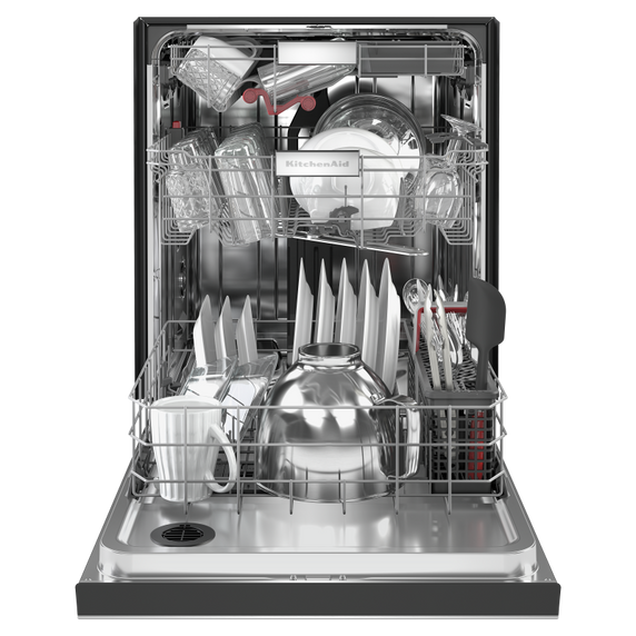 Kitchenaid® 44 dBA Dishwasher in PrintShield™ Finish with FreeFlex™ Third Rack KDFM404KPS