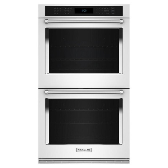 KitchenAid® 30" Double Wall Oven with Air Fry Mode KOED530PWH