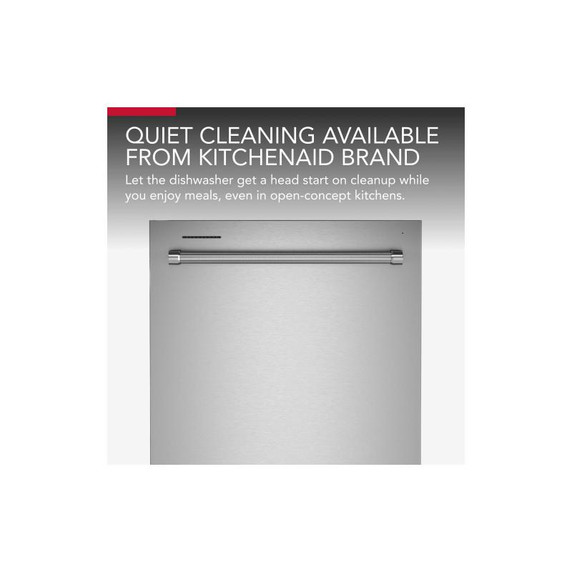 KitchenAid® 39 dBA Dishwasher in PrintShield™ Finish with Third Level Utensil Rack KDTE204KPS
