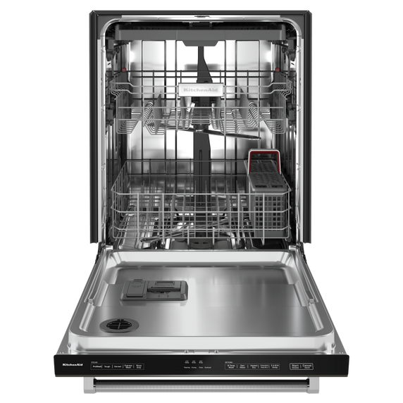 Kitchenaid® 39 dBA Dishwasher in PrintShield™ Finish with Third Level Utensil Rack KDTE204KBS