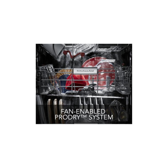 Kitchenaid® 44 dBA Dishwasher in PrintShield™ Finish with 360° Max Jets™ Third Rack KDPM604KPS