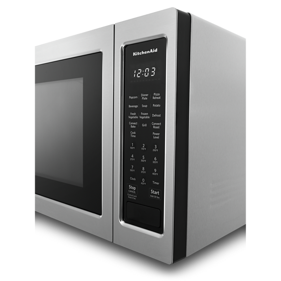 21 3/4" Countertop Convection Microwave Oven - 1000 Watt KMCC5015GSS