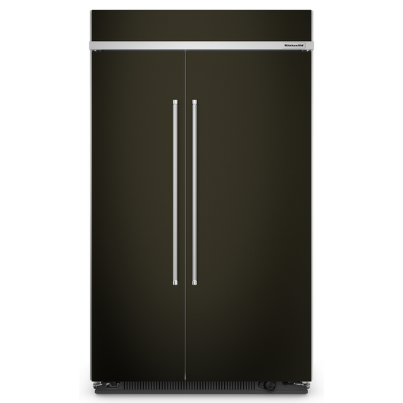 Kitchenaid® 30 Cu. Ft. 48 Built-In Side-by-Side Refrigerator with PrintShield™ Finish KBSN708MBS