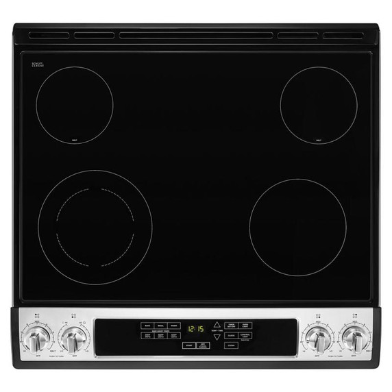 30-inch Amana® Electric Range with Front Console YAES6603SFS
