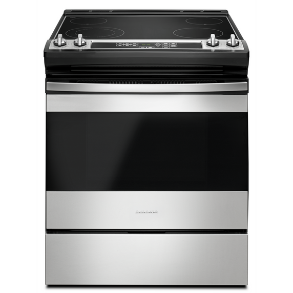 Amana® 30-inch Electric Range with Front Console YAES6603SFS