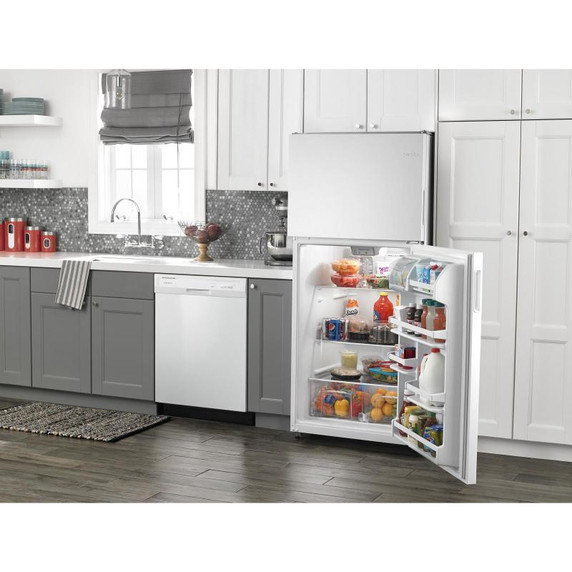 Amana® 18 cu. ft. Top-Freezer Refrigerator with Electronic Temperature Controls ART318FFDW