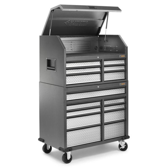 Gladiator® Premier 41 inch (104.1 cm) 15-drawer Mobile Tool Chest Combo GATC4115JG