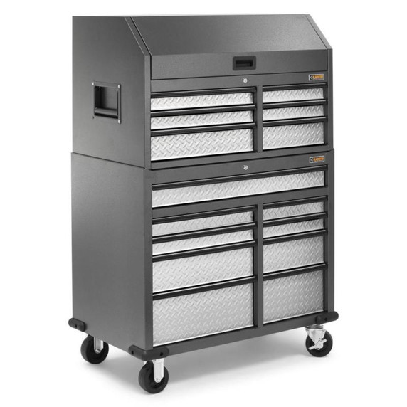 Gladiator® Premier 41 inch (104.1 cm) 15-drawer Mobile Tool Chest Combo GATC4115JG