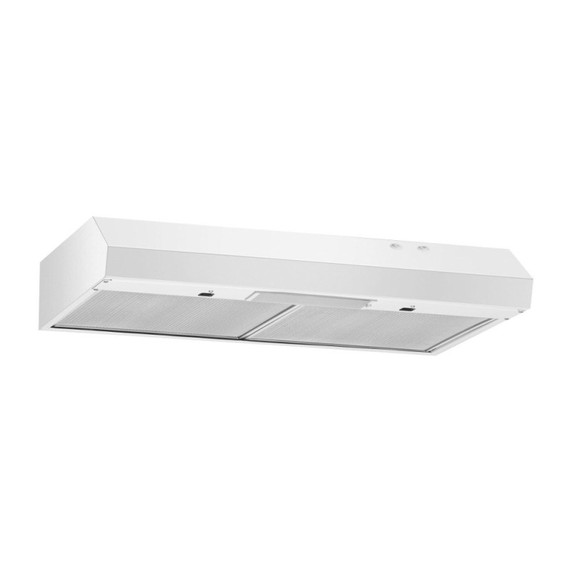 Whirlpool® 30" Range Hood with Dishwasher-Safe Full-Width Grease Filters WVU17UC0JW