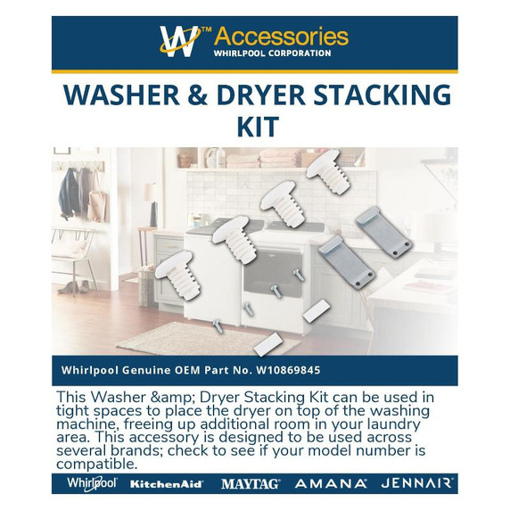Washer & Dryer Stacking Kit W10869845 Washer & Dryer Stacking Kit W10869845