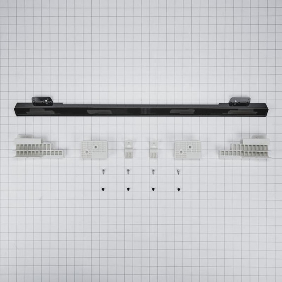 30" Wall Range Flush Installation Trim Kit, Black W10752688
