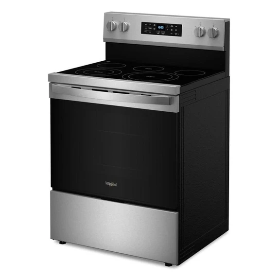 Whirlpool® 30-inch Energy Star Electric Range with Air Cooking Technology, No Preheat Air Fry and Air Baking and Self Clean YWFES5030RZ