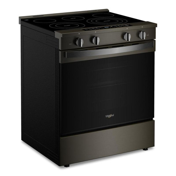 Whirlpool® 30-inch Smart Slide in Electric Range with Air Cooking Technology, No Preheat Air Fry, WipeClean™ Coating, Steam/Self Clean and High Speed Preheat YWSES7530RV