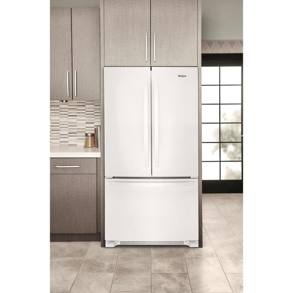 Whirlpool® 36-Inch Wide Counter-Depth French Door Bottom Mount Refrigerator - 20 cu. ft. WRFC2036RW