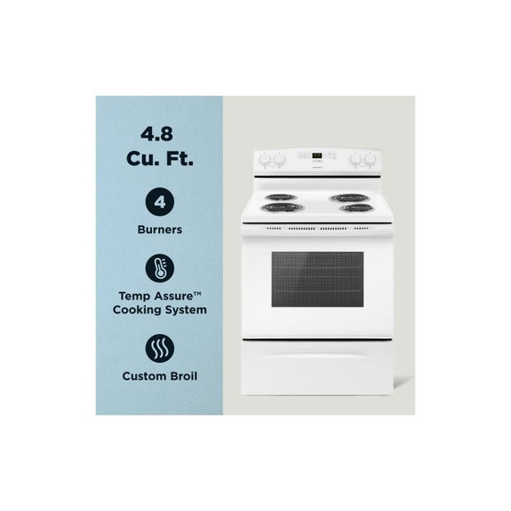 30-inch Amana® Electric Range with Bake Assist Temps ACR4303MFW