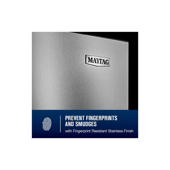 Maytag® 36-inch Wide Full-Depth Side-by-Side Refrigerator with Arctic Blue Interior - 28.3 Cu. Ft. MRSF6636RZ