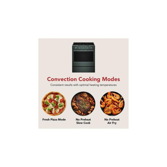 Kitchenaid® 5.0 Cu. Ft. Smart Slide-in Gas Range with Convection Cooking Modes and 2-in-1 Burner KSGS530SJP