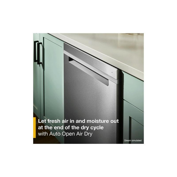 Whirlpool® 24-Inch Dishwasher with Total Coverage Wash Action and Auto Open Air Dry in Fingerprint Resistant Stainless Steel WDPS8024SZ