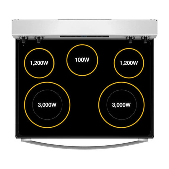 Whirlpool® 30-inch Electric Range with Air Cooking Technology YWFES4530SZ