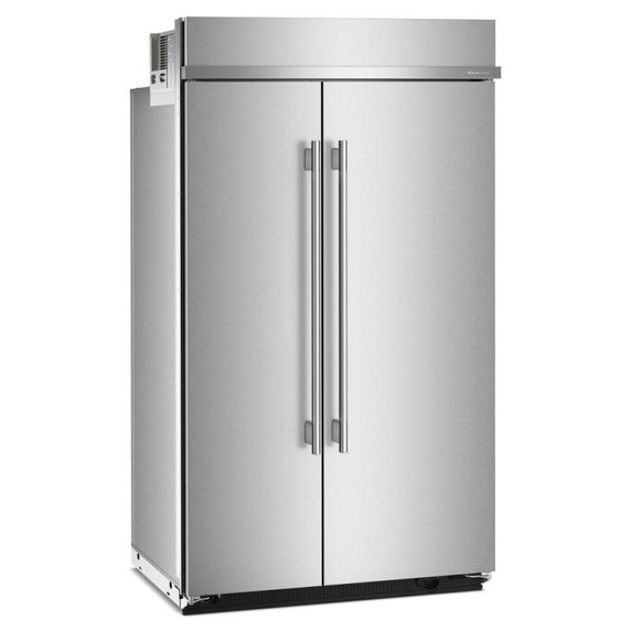 Kitchenaid® 30 Cu. Ft. 48" Built-In Side-by-Side Refrigerator with Platinum Interior KBSN748SPS
