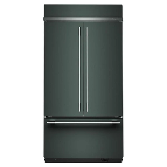 Kitchenaid® 24.2 Cu. Ft. 42" Built-In French Door Bottom Mount Refrigerator with Platinum Interior KBFN542SJP