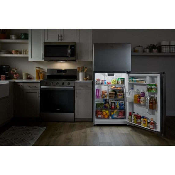 Whirlpool® 30-inch Wide Top Freezer Refrigerator with Total Coverage Cooling - 19 Cu. Ft. WRTX5419SZ