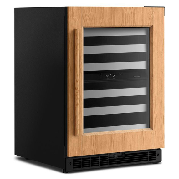 Kitchenaid® 24" Undercounter Wine Cellar with Full-Extension Wood-Front Racks KUWR324SPA Kitchenaid® 24" Undercounter Wine Cellar with Full-Extension Wood-Front Racks KUWR324SPA