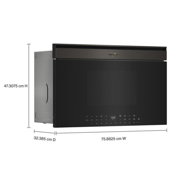 Whirlpool® 1.1 cu. ft. Built-In Smart Multifunctional Microwave Oven with Air Fry - 900 watts YWMBT7030SV