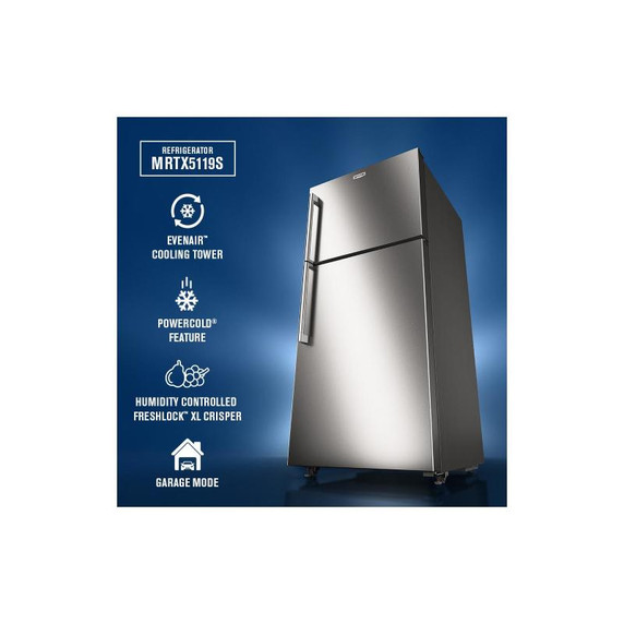 Maytag® 30-Inch Wide Top-Freezer Refrigerator with Garage Mode - 19 Cu. Ft. MRTX5119SZ