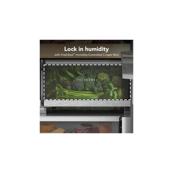 Kitchenaid® Counter-Depth French Door Refrigerator with Internal Water Dispenser KRFC336SPS